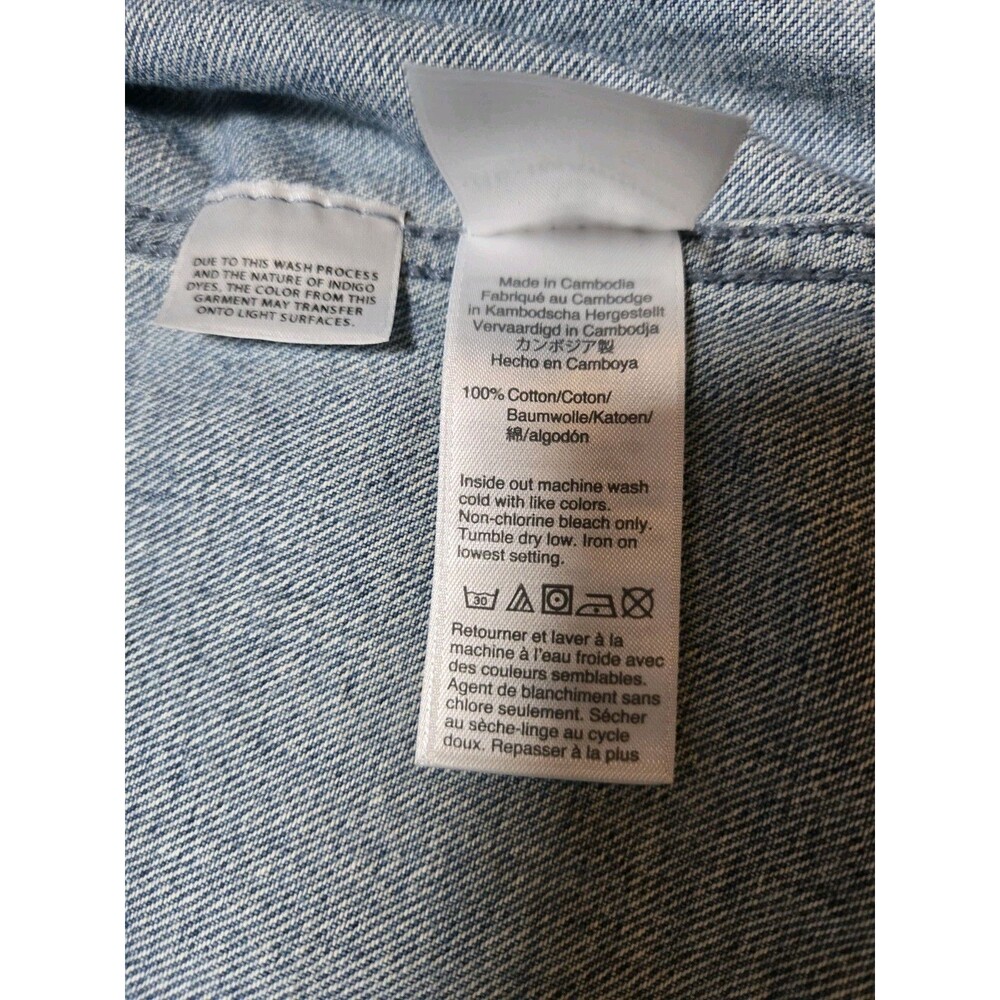 J.Crew Re-Imagined Eco-Friendly Denim Jacket – Blue – Women’s M - Picture 13 of 15